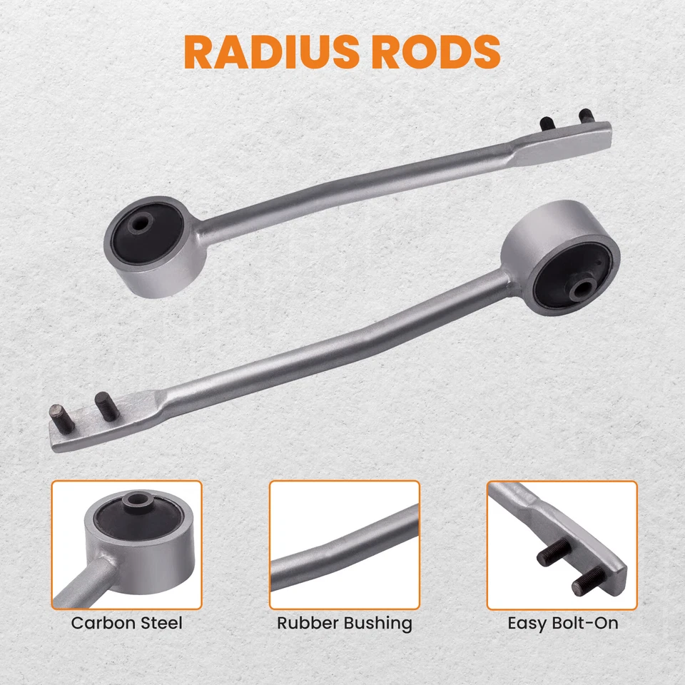 Suspensión 2 piezas brazo de control inferior delantero varilla de radio para Infiniti Q45 1997-2000 Foto 2 de 4