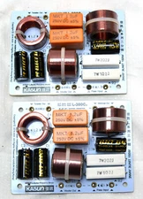 One Pair KASUN L-380C 3 Way Hi-Fi Speaker Frequency Divider Crossover Filters