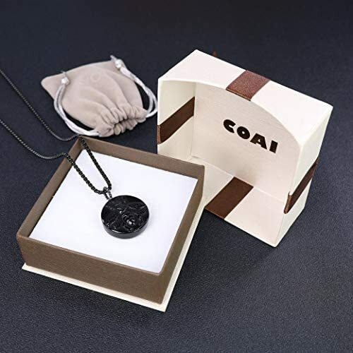 Obsidian Stone Bee Pendant Necklaces For Men Women Fashion Jewelry Gifts Unisex - 第 7/7 張圖片