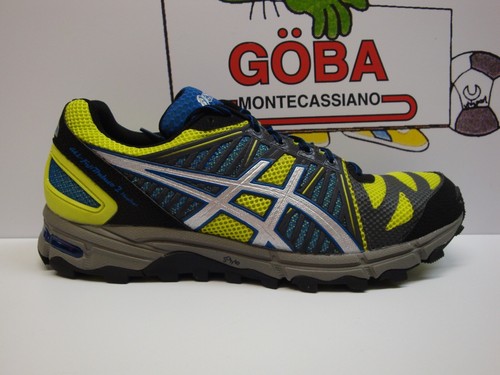 ASICS GEL- FujiTrabuco 2 Neutral LIME /SILVER/BLUE - Scarpe da Trail  Running | eBay