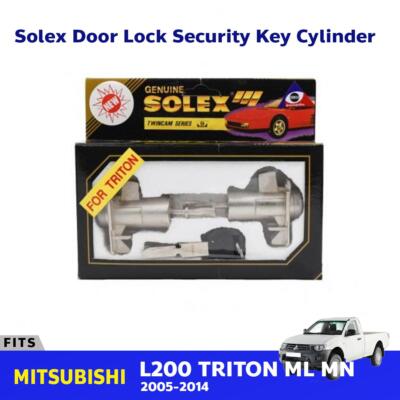 Solex Door Lock Key Cylinder Set Fits Mitsubishi L200 Triton Pickup 2005-14 P05