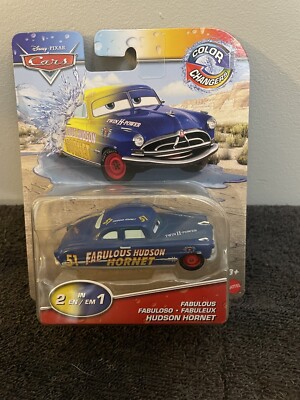 Disney Pixar Cars Color Changers”FABULOUS HUDSON HORNET “New 2024