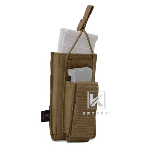 KRYDEX Pochette pour magazine 5,56 mm avec clip ceinture 7,62 mm