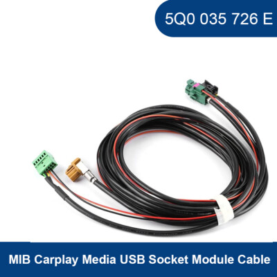 Aux Cable Adapter MIB Carplay MQB Phone AUX USB Switch Harness 5G0 035 222 E5Q0