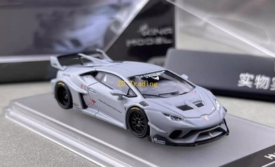 ZD King 1:64 Gray LB Huracan GT Racing Sports Model Diecast Metal Car BN
