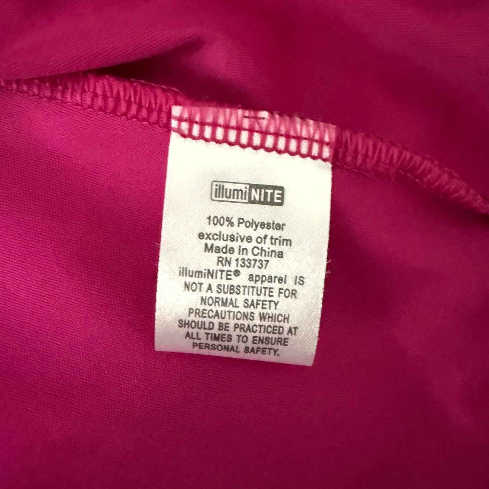 Illuminite Reflective Windbreaker Jacket Pink Bla… - image 21