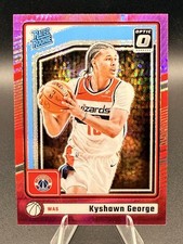 2024-25 Panini  Optic Rated Rookie Kyshawn George #299 Pink Hyper Prizm RC