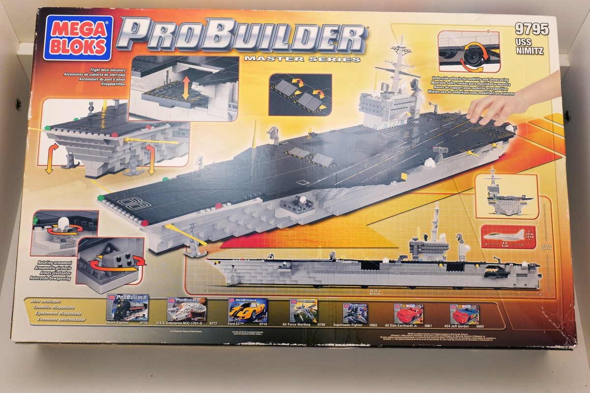Mega Bloks ProBuilder 9795 USS Nimitz Master Series Aircraft