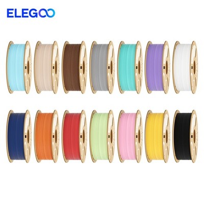 ELEGOO Matte PLA 3D Drucker Filament 1,75mm 1KG Matter Oberfläche Kein Geruch