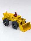 MATCHBOX LESNEY Moko 43b Aveling Barford Tractor orange shovel vintage diecast