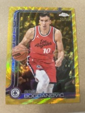 2025-2026 Topps Chrome Gold Wave Refractor Bogdan Bogdanovic 30/50 Clippers