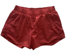 Xersion Womens Pink Polyester Running Shorts w/Briefs Medium Quick Dry EUC