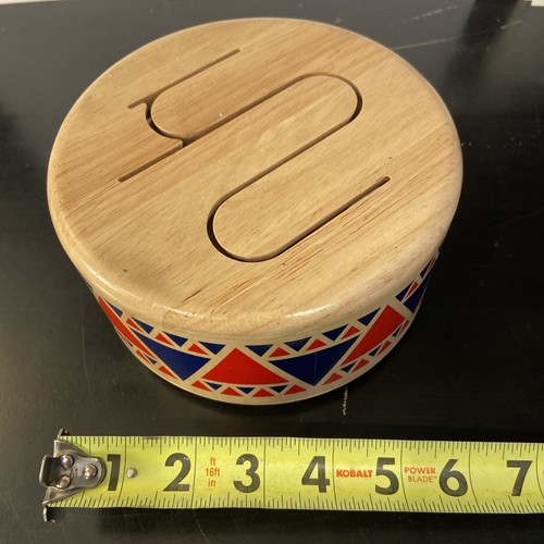 Plantoys Wooden Drum Vg Nice Tone