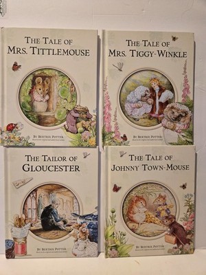 Beatrix Potter  Peter Rabbit Books Lot of 4 HC  with illustrations New