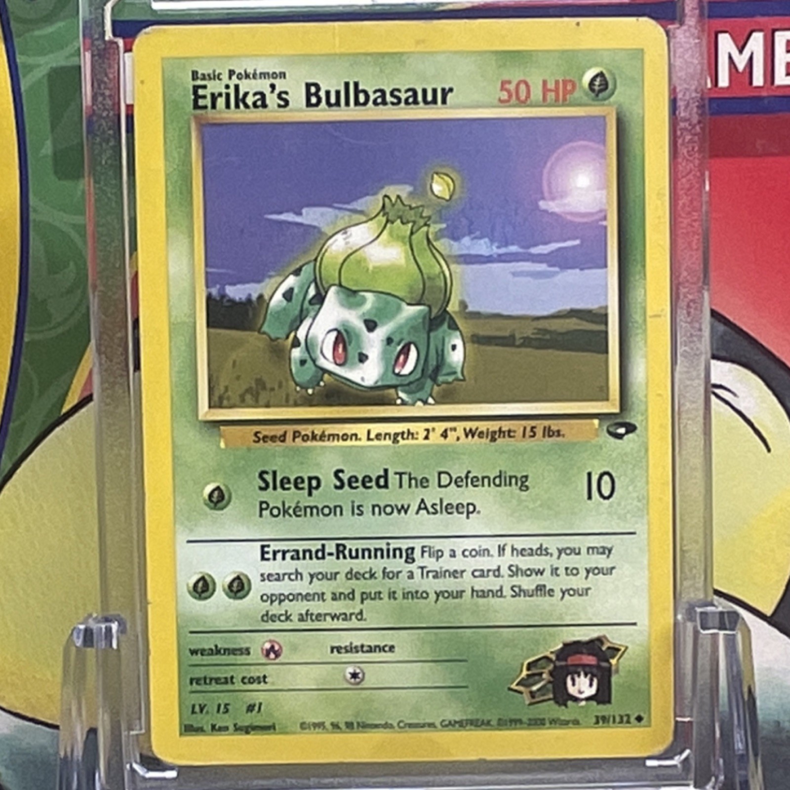 Wizards of the Coast Erika's Bulbasaur Gym Challenge 39/132 Uncommon Unlimited …