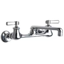 Chicago Faucet 540-Ldxkabcp Straight Kitchen/Bathroom Faucet, Manual, 7-1/4" To