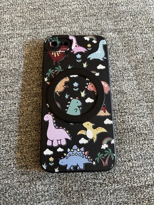 iPhone SE 3rd Gen Dinosaur Phone Case With Mag Safe Magnet Attached