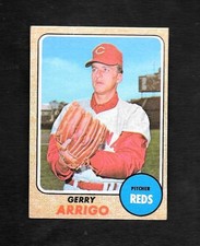 1968 TOPPS #302 GERRY ARRIGO - NM/MT - 4.99 MAX SHIP COST