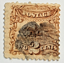 US Stamp Sc 113, 2c Post House and Rider, Used F/VF CV$90.00 (51185)