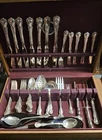Towle French Provincial Sterling Flatware Set W/Chest 56pcs