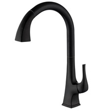 LUXIER Pull-Down Sprayer Kitchen Faucet Oil Rubbed Bronze W/2-Function Sprayhead