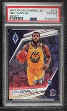 2019 Panini Chronicles Phoenix Silver Eric Paschall #573 PSA 10 GEM MT Rookie RC