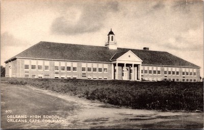 Orleans High School Cape Cod Massachusetts WESCO Print School Postcard