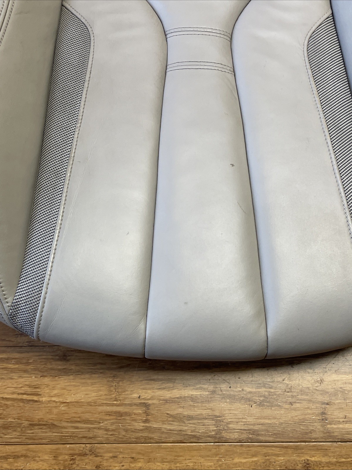 2014-2017 BMW i8 I12 Front Right Lower Seat Cushion Leather Gray OEM *NOTE*