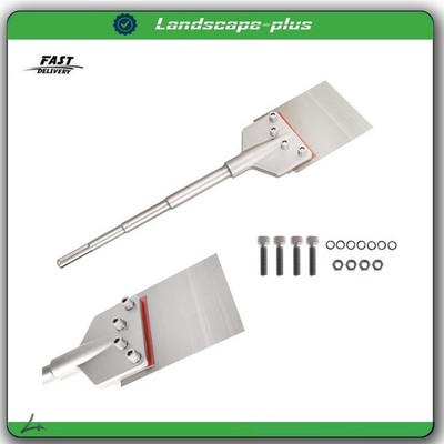 6-in Wide Tile Removal Bit with Long Handle and Heavy Duty Blade Floor Scraper