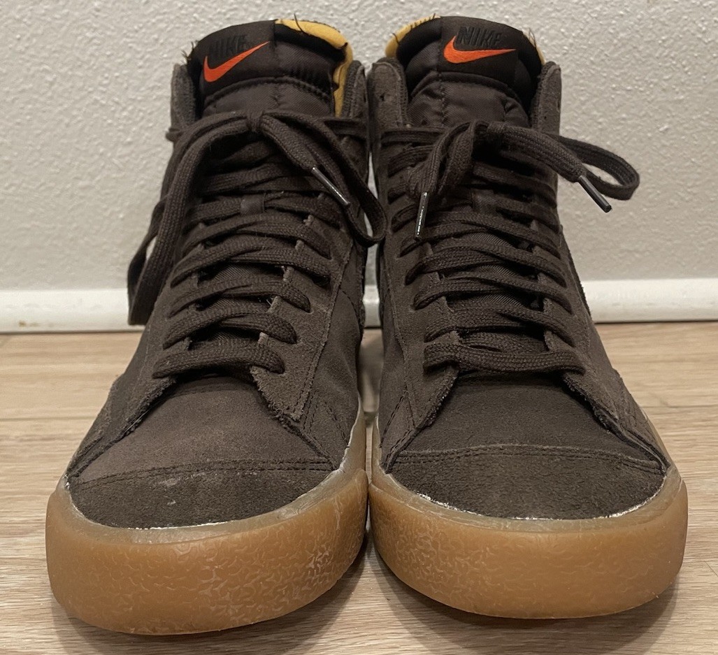 Nike Blazer 77 Suede Mid Velvet Brown Size 9 High Top CI1172-200