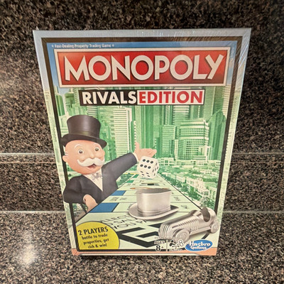 Hasbro Gaming Monopoly Rivals Edition Board Game Property Trading Ages 8+ 2P