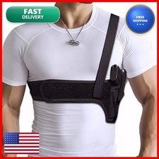 Quick Draw Shoulder Holster Belly Band Right Handed Black 45 inch
