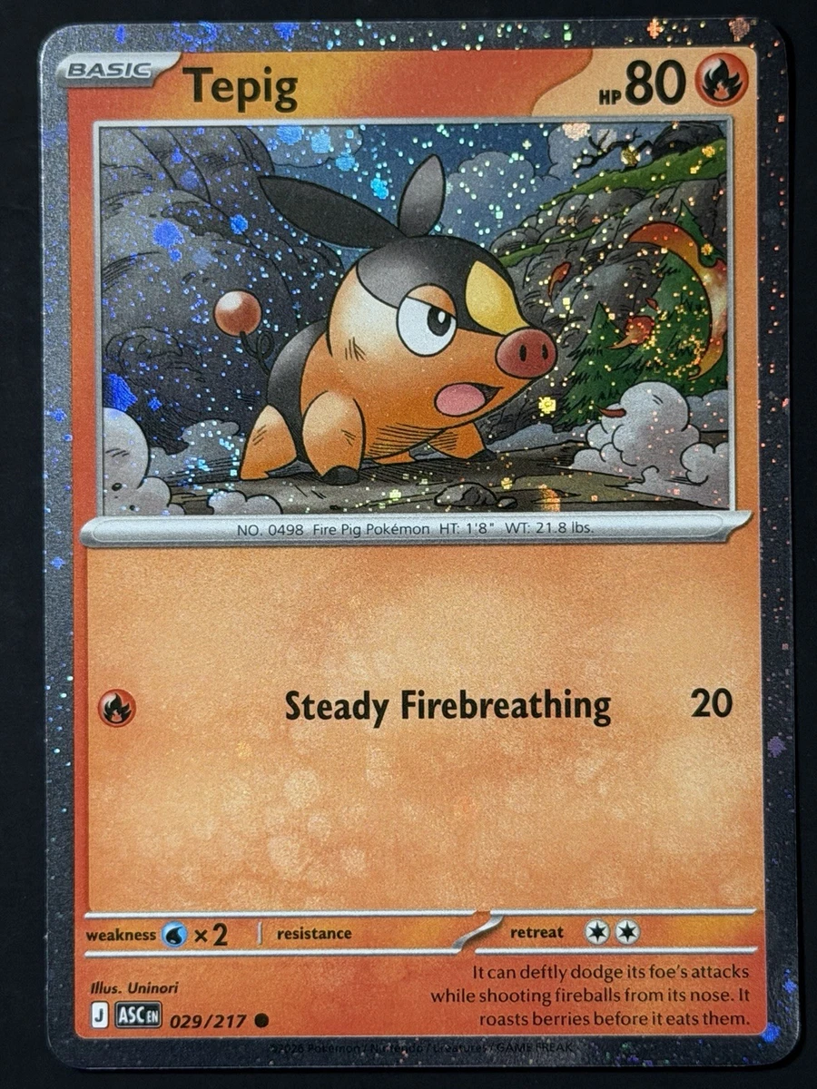 Pokémon Tepig Individual Trading Cards for sale