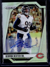2024 Panini Prizm #54 Gervon Dexter Sr. Autographs Silver Prizm