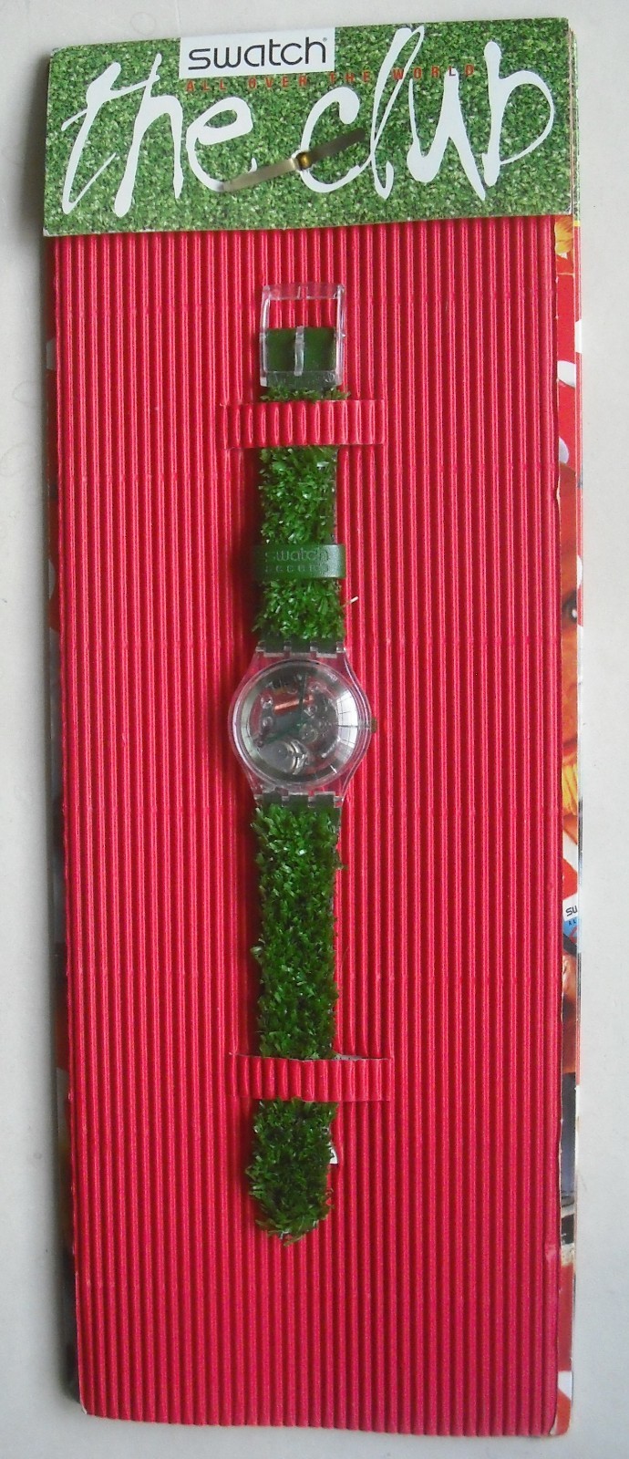 Swatch  Watch THE CLUB LIMITED EDITION GARDEN TURF SKZ103 SWISS 1997 NEW  RARE