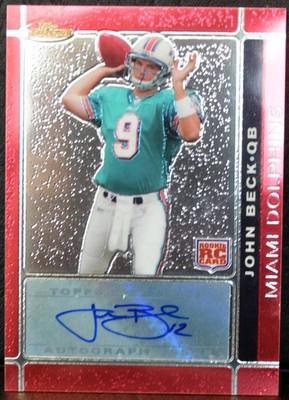 2007 Topps Finest #103 JOHN BECK Rookie AUTO RC Autograph NM-MT+