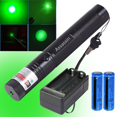 9900miles 532nm Green Laser Pointer Pen Light Astronomy Beam Rechargeable Lazer