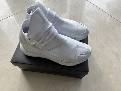 Adidas Y-3 Yohji Yamamoto Gr 44 UK9,5 US10 Qasa High Sneaker Triple White AQ5500
