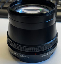 Five Star semi FISH EYE Lens 52mm Made in Japan With Case Vintage 9696