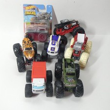 Monster Truck Lot of 7 Diecast Hot Wheels Monster Jam Toys