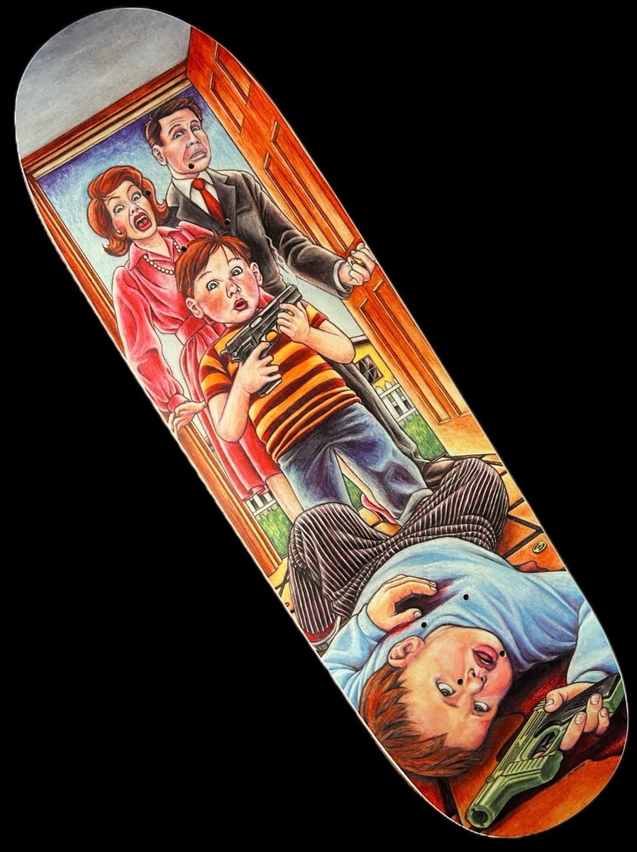 RARE Guy Mariano Accidental Gun Death Blind Skateboard Deck