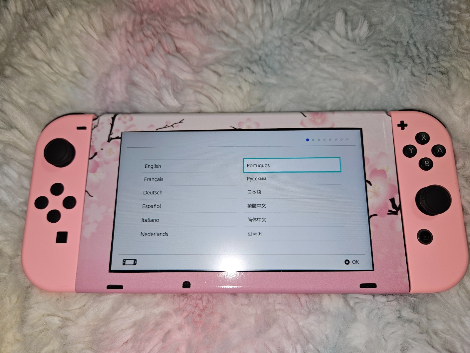 Nintendo Switch 32GB Bundle with Physical PKMN Shining Pearl and 256 GB SD Card