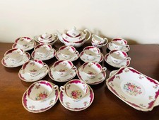 ✅ Antico 1930 servizio INGLESE da tè per 12 persone Copelands GROSVENOR