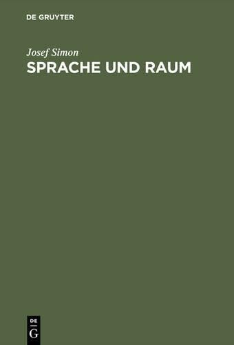 Josef Simon Sprache und Raum (Hardback)