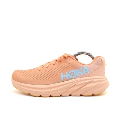 Hoka One Damen Rincon 3 WIDE Sneaker Pfirsich-Orange Mesh Laufschuh EU 37 1/3