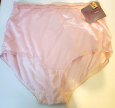 Myonne Vtg Panties Nylon Sz 7 Granny Panties Style Pink NWT USA Made