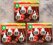 12 Count Air Wick Plug-In Scented Oil Refill Apple Cinnamon Medley Air Freshener
