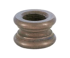 B&P Lamp 7/16 Inch Turned Antique Brass Neck 1/8 Tap