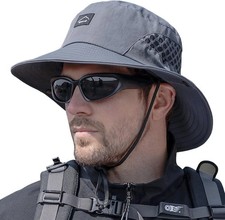 Fishing Hat, UPF50 Wide Brim Sun Hat for Men Women, UV Protection Hiking Beach