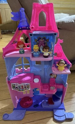 Fisher-Price Little People Disney Princess Magical Wand Palace W/ 3 Princesses